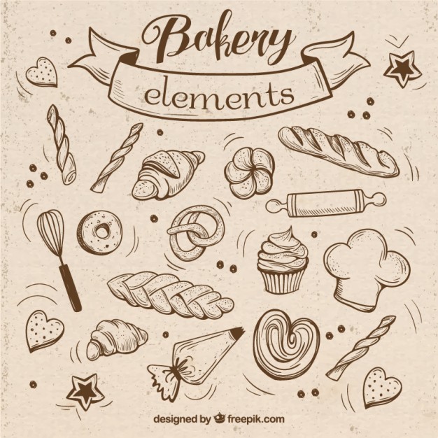 626x626 Bakery Background Vectors, Photos And Psd Files Free Download - Bakery Sketch