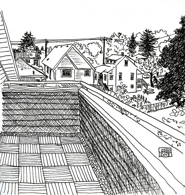 608x640 Emerging Urban Sketcher - Balcony Sketch