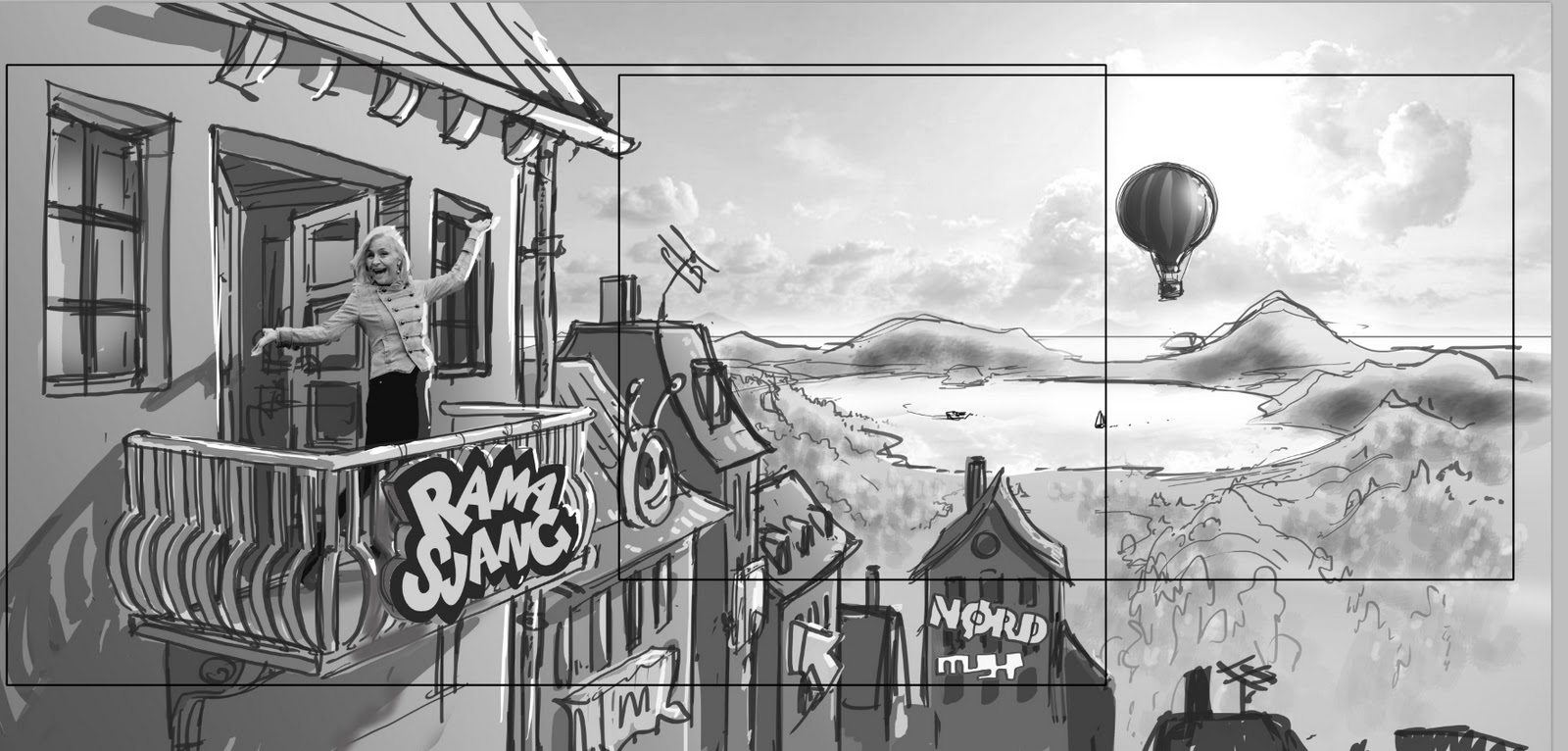 1600x766 Emil Landgreens Blog Matte Painting - Balcony Sketch