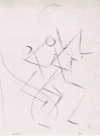 200x273 Munari, Sketch 1938 Fig. 20 Balla, Girl Who Runs On Balcony 1913 - Balcony Sketch