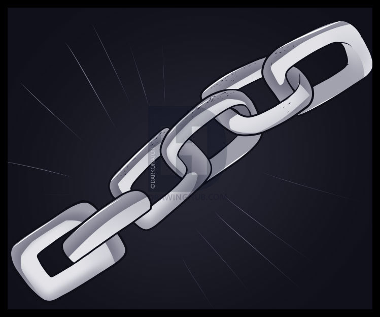 749x624 How To Draw A Chain, Step By Step, Drawing Guide, By Darkonator - Ball And Chain Sketch