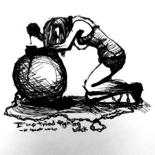 320x320 Liked Drawings By Methuselahsings916 - Ball And Chain Sketch