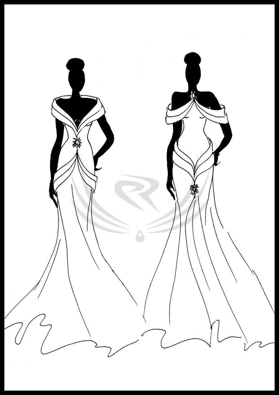 900x1273 Ball Gown Sketches Fashion Dresses - Ball Gown Sketch