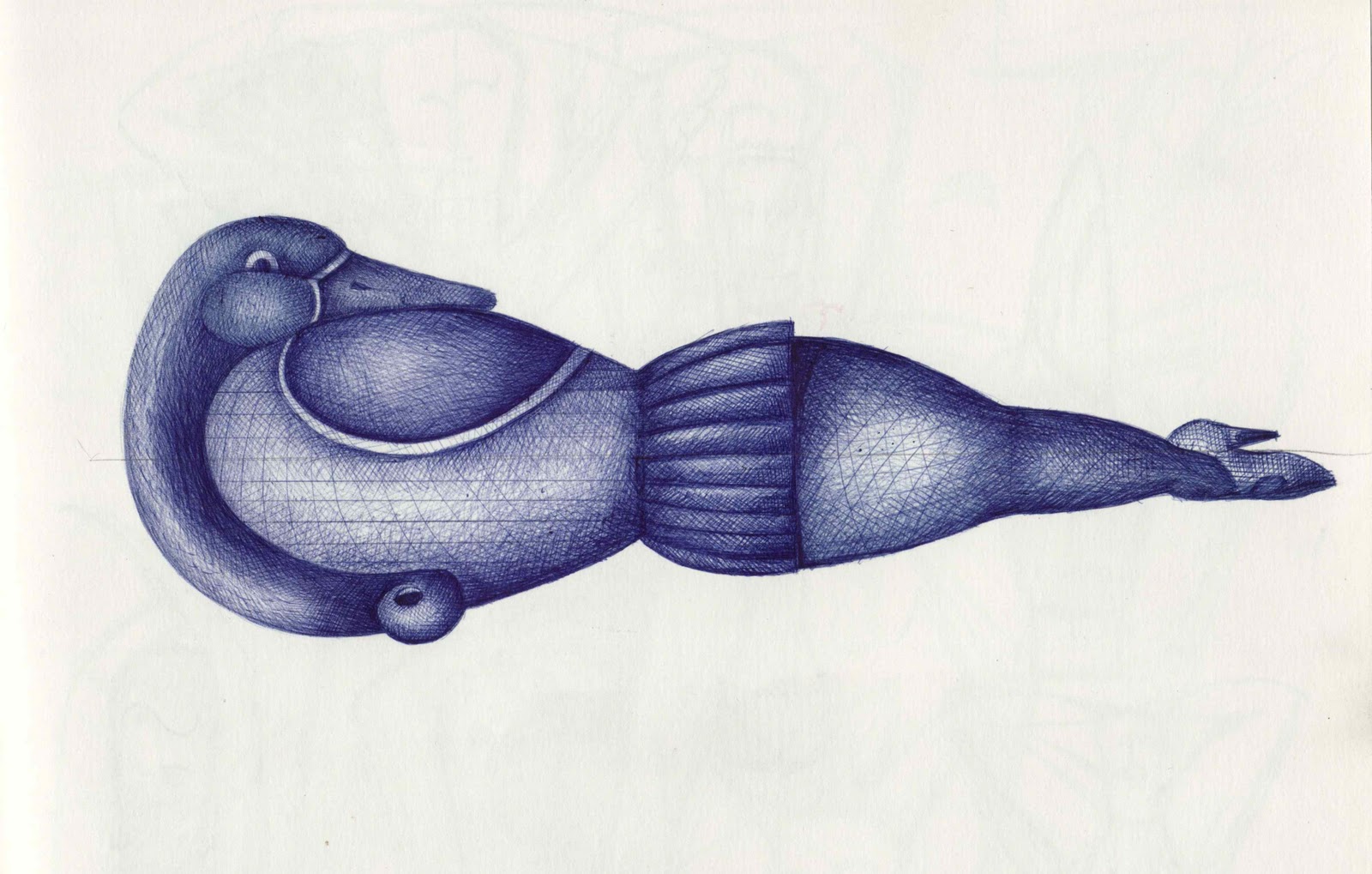 1600x1019 Eugene Ceramic Artist Ballpoint Pen Drawing Technique A - Ball Pen Sketches