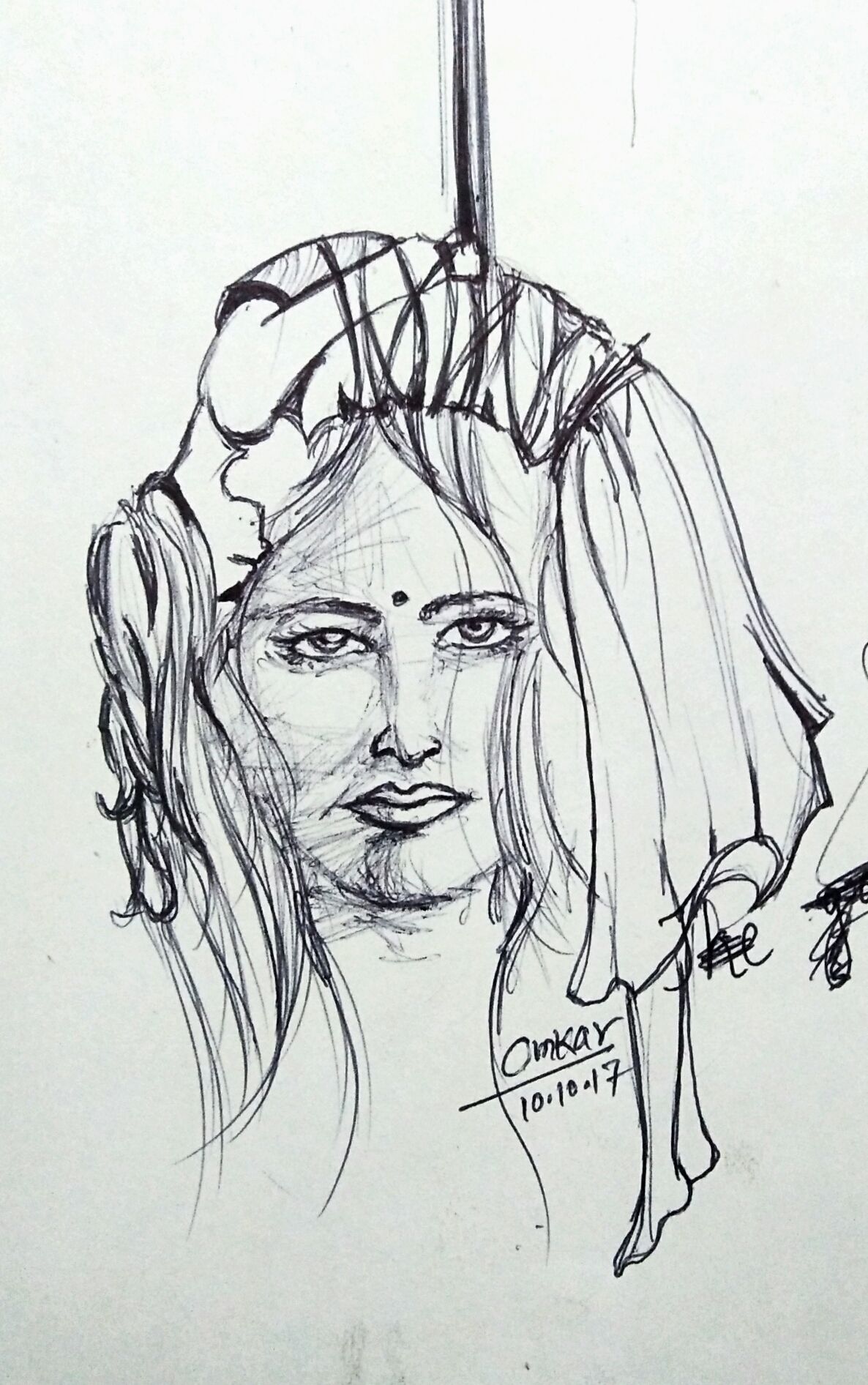 1186x1892 Ball Pen Sketch - Ball Sketch