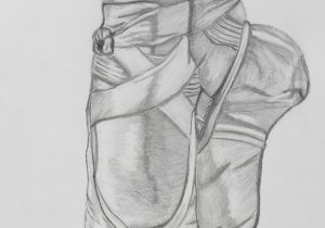 300x210 Pencil Sketches Of Ballerinas Dancing Ballerina Illustration - Ballerina Pencil Sketch