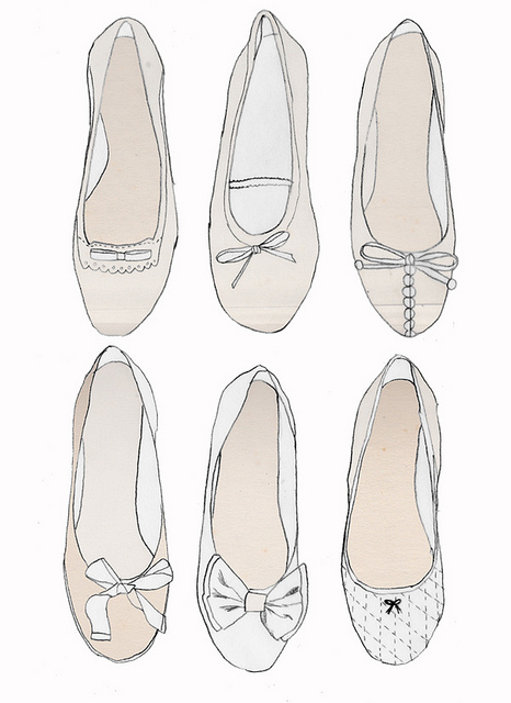 466x640 How To Draw Ballet Shoes. Online Shoes - Ballerina Shoes Sketch