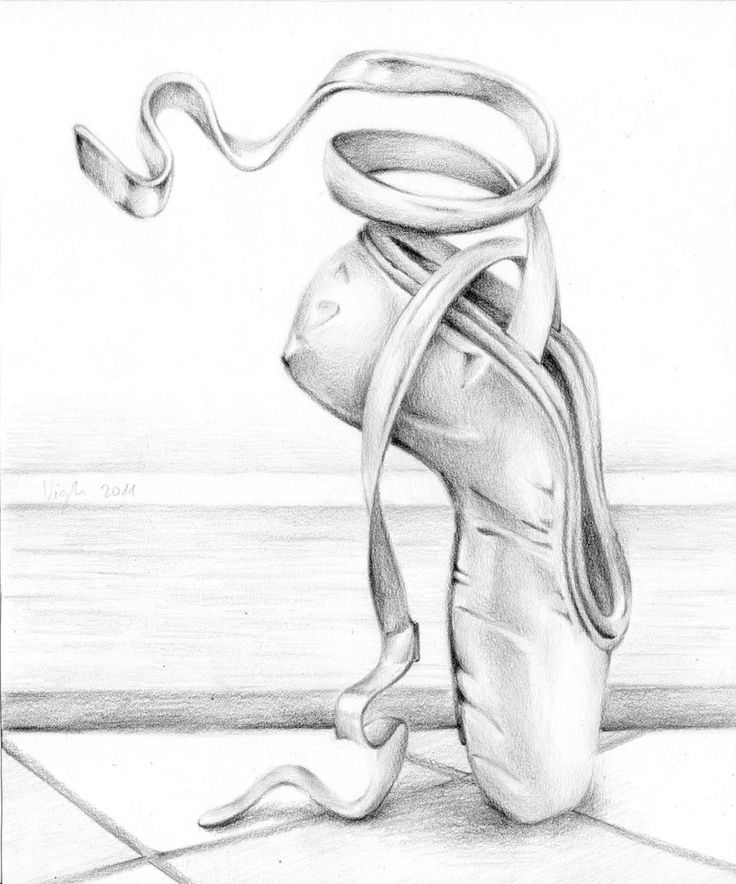 736x884 Collection Of Ballet Shoe Drawing High Quality, Free - Ballerina Shoes Sketch
