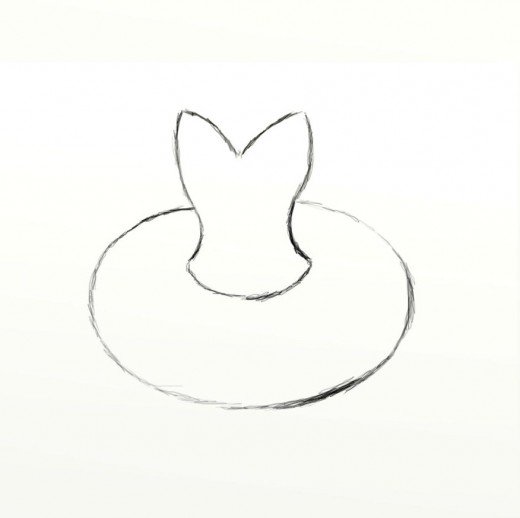 520x518 How To Draw A Tutu Feltmagnet - Ballerina Sketch Easy