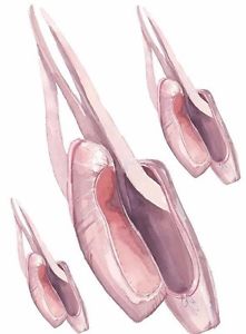 221x300 Ballet Shoes Drawing Colored Sketch Soft Decoupage Paper Craft - Ballet Shoes Sketch