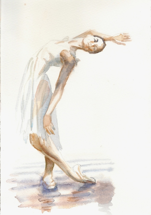 482x686 Passion For Art Ballet Dancer Sketch - Ballet Sketch