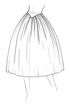 236x354 Beautiful Drawing.....for Inspiration And What A Good Drawing - Ballet Tutu Sketch