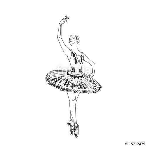 Ballet Tutu Sketch at PaintingValley.com | Explore collection of Ballet ...