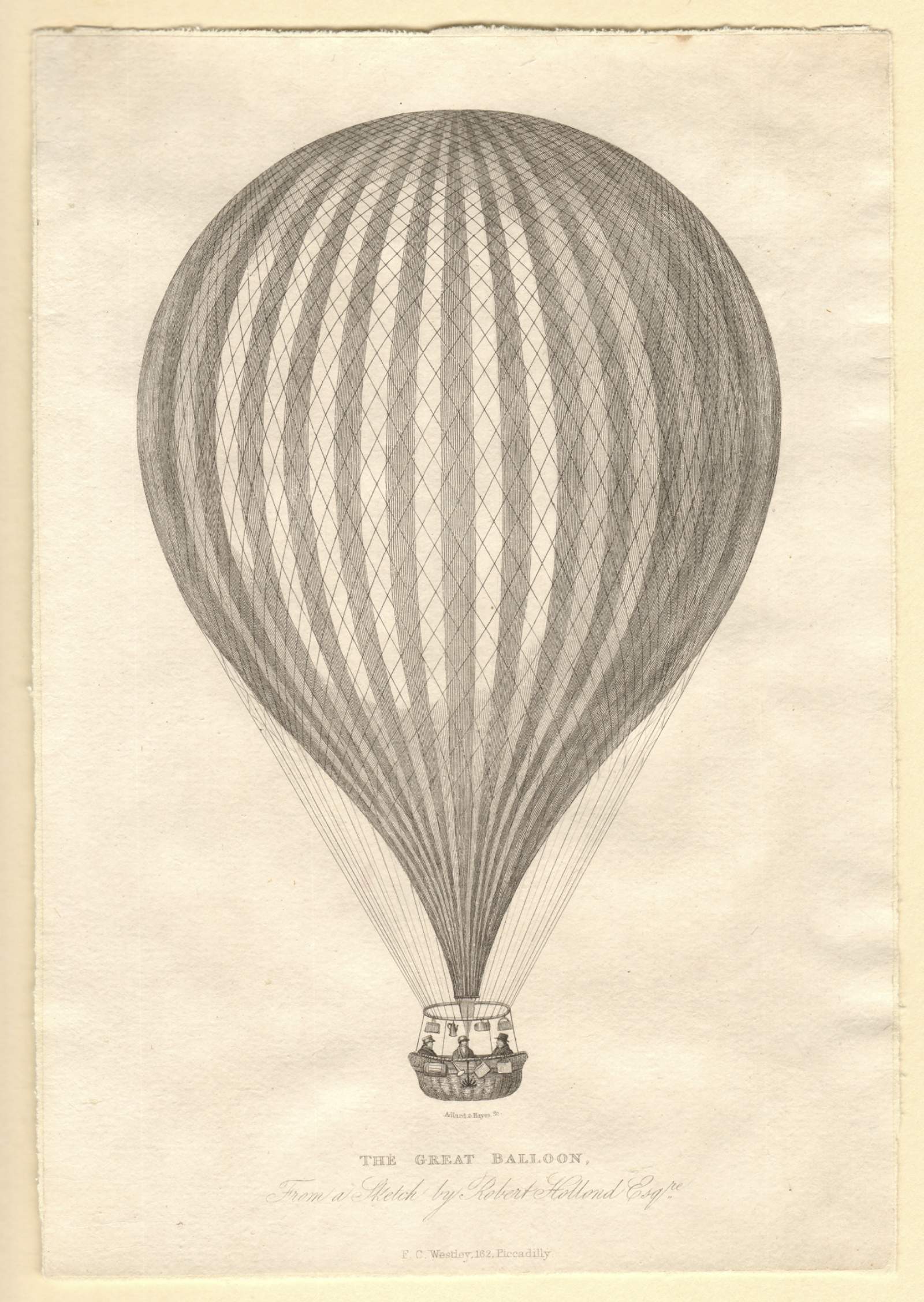 1600x2255 The Great Balloon, From A Sketch By Robert Holland Esq. National - Balloon Sketch