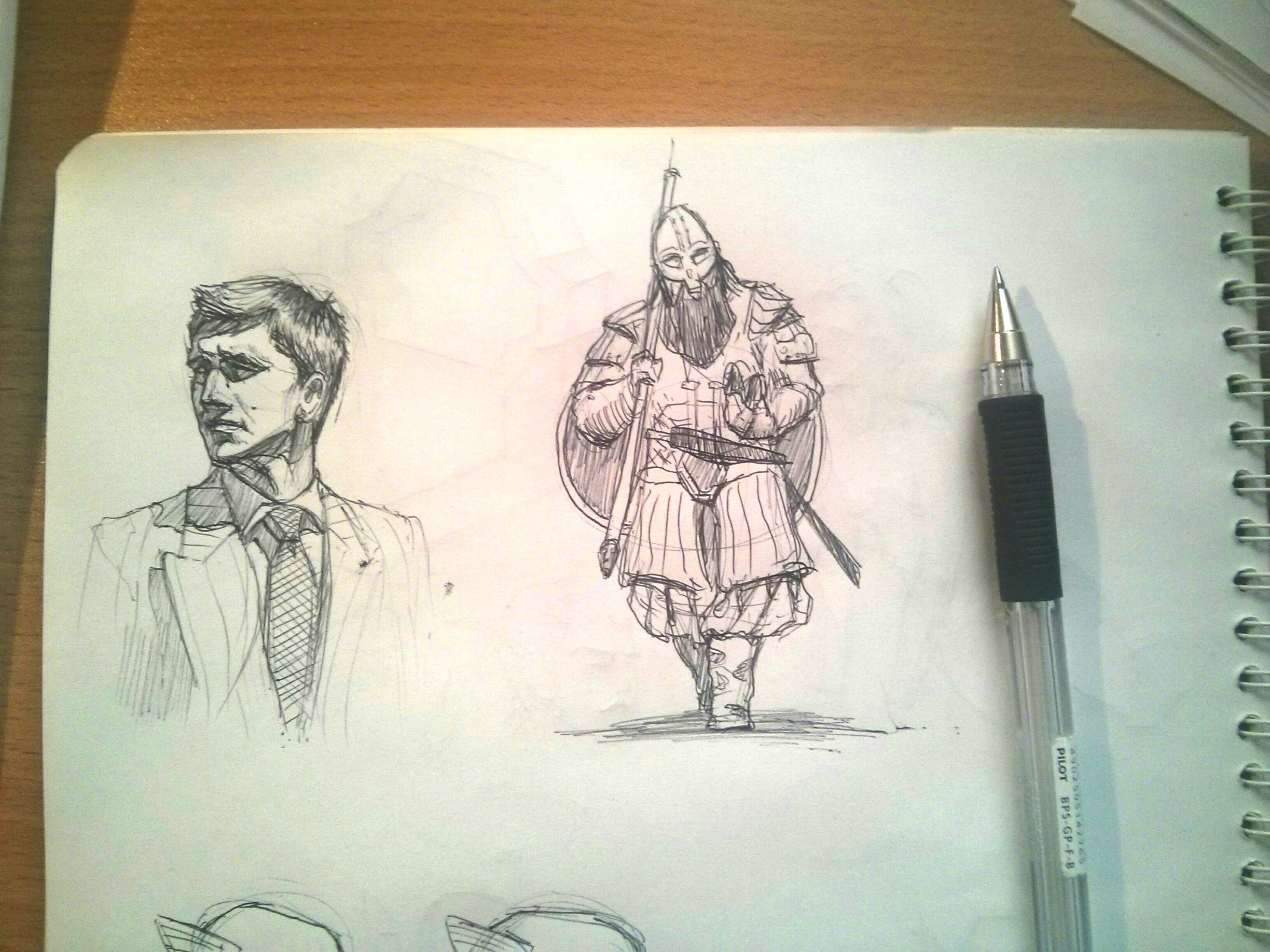 2448x1836 Ballpoint Pen Sketch - Ballpoint Pen Sketch