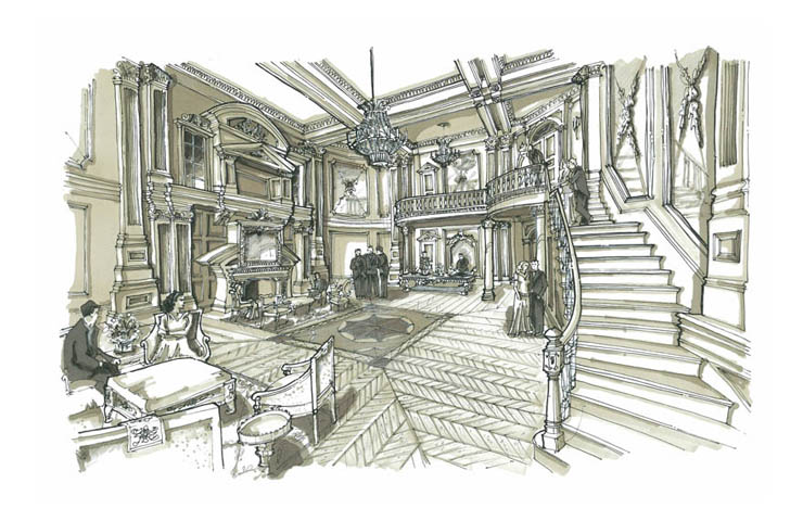 740x480 Daedalus Design Studio - Ballroom Sketch