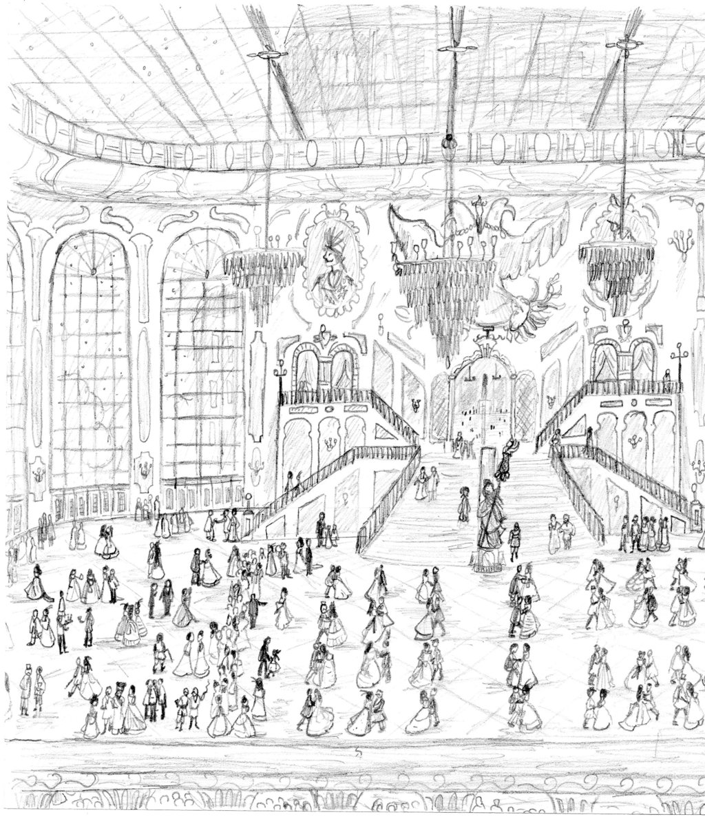 1024x1186 The Imperial Ballroom By Salzburger21 - Ballroom Sketch