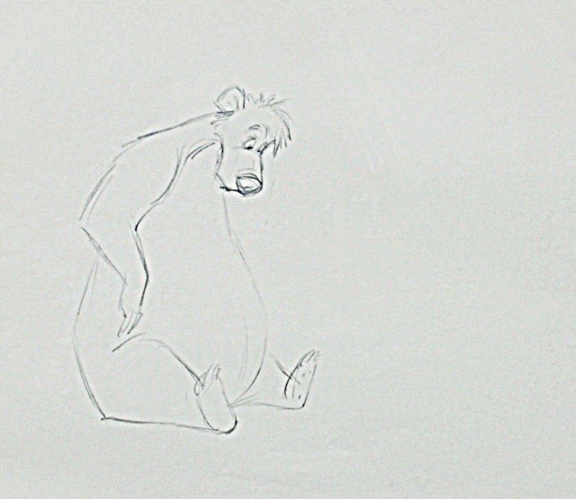 840x728 The Jungle Book Baloo Animation Sensations - Baloo Sketch