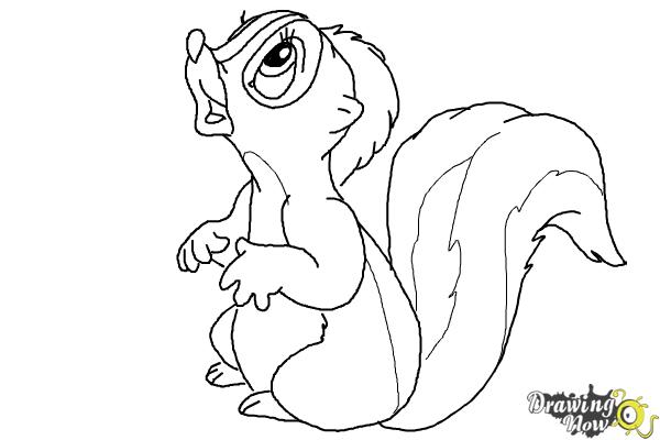 600x400 How To Draw Flower From Bambi - Bambi Sketch