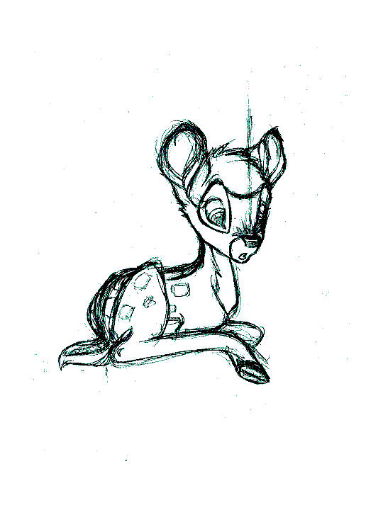540x720 Random Bambi Sketch By Bambi Fans - Bambi Sketch