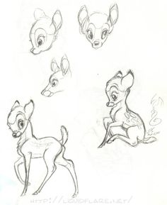 236x289 The 92 Best Bambi Art Images Bambi Disney, Drawings - Bambi Sketch