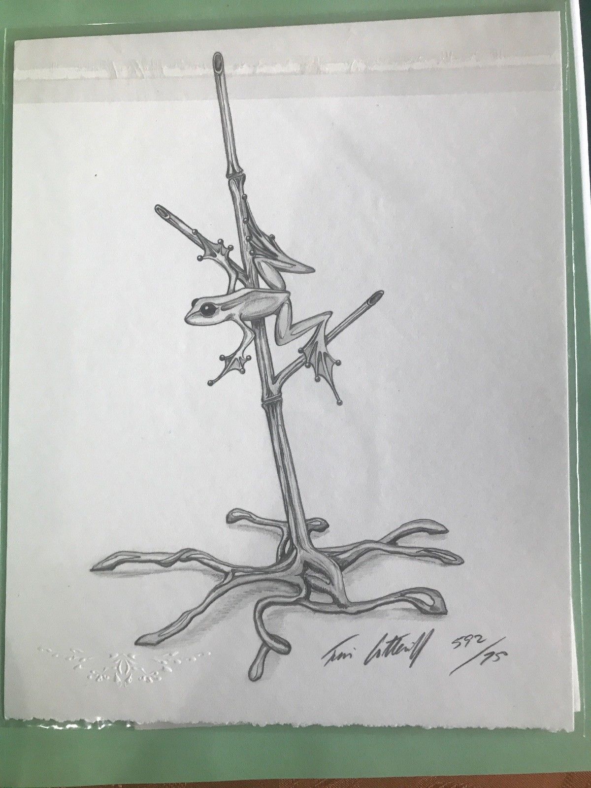 1200x1600 The Creativity Tim Cotterill Book Frogman Poster Bamboo Pencil - Bamboo Pencil Sketch