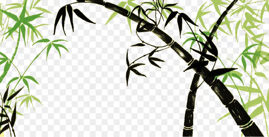 900x460 Zongzi Bamboo Drawing - Bamboo Tree Sketch