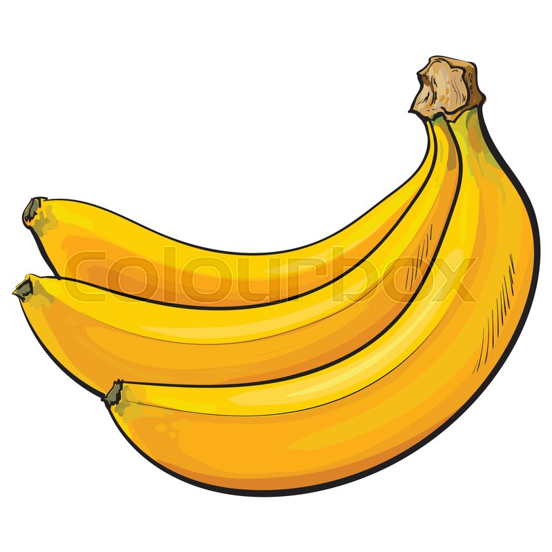 banana moon sketch