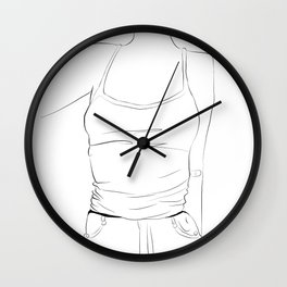 264x264 Band Aid Wall Clocks Society6 - Band Aid Sketch