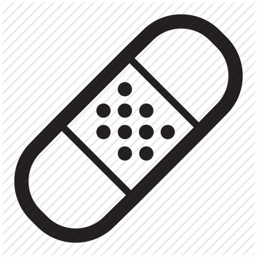 512x512 Plaster Icon Major Project Design - Band Aid Sketch