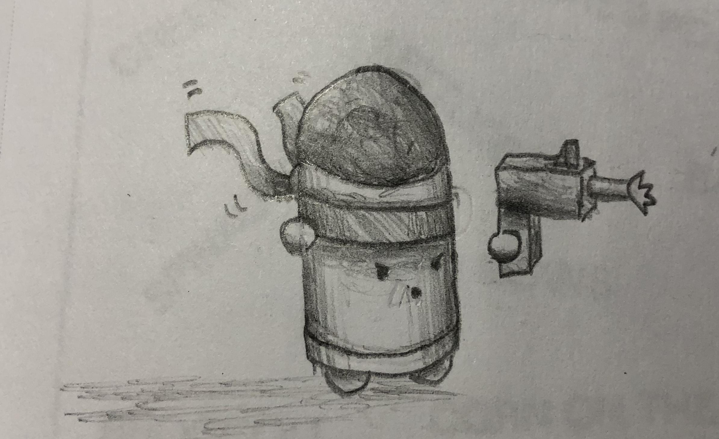 2388x1460 Quick Sketch Of A Bandana Boi I Made Enterthegungeon - Bandana Sketch