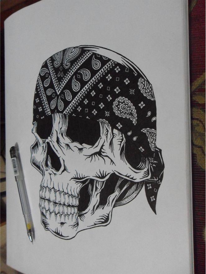 662x882 Sketch - Bandana Sketch