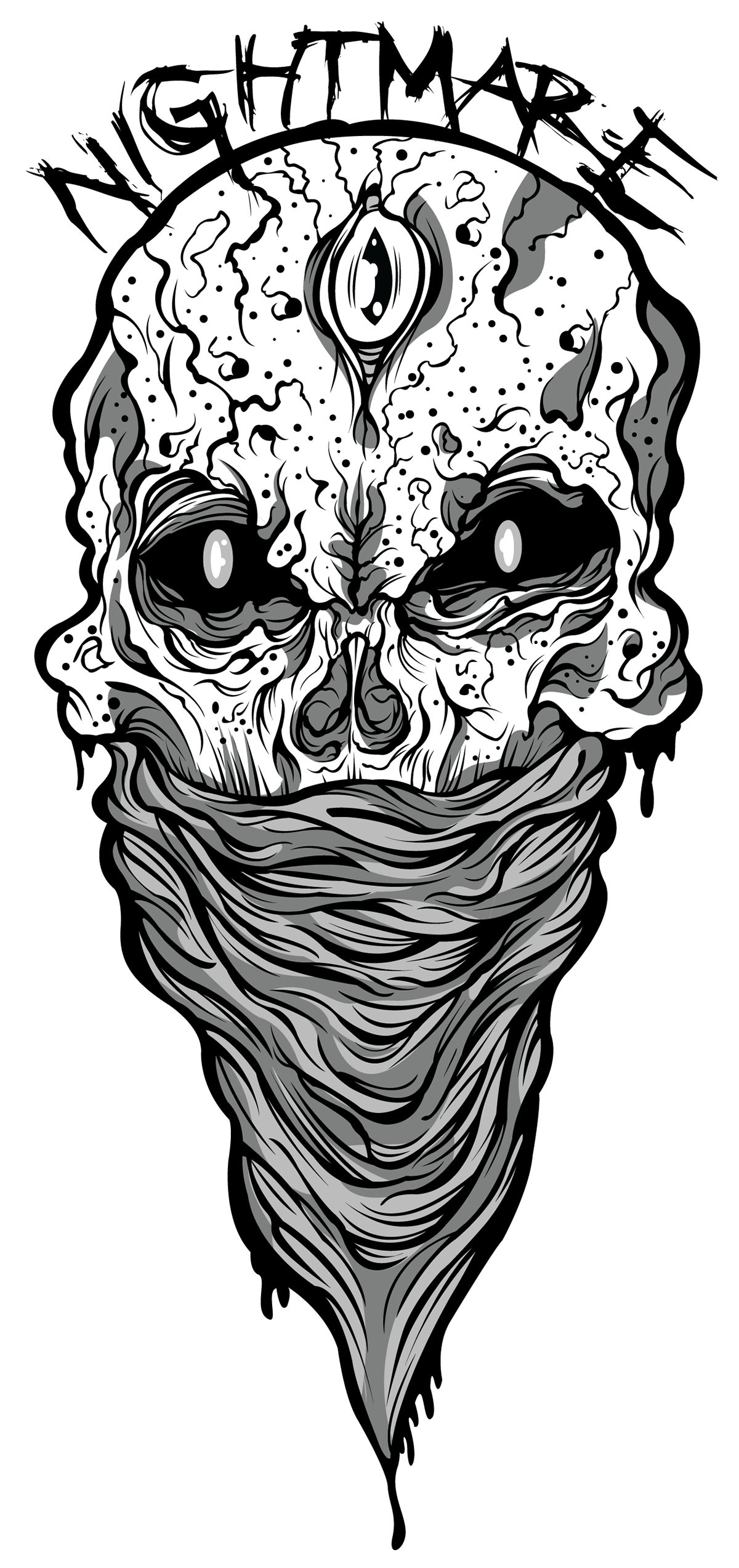 1200x2547 Nightmare Bandit On Behance - Bandit Sketch