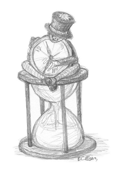 400x586 Time Bandit (Sketch) By Metasilk - Bandit Sketch