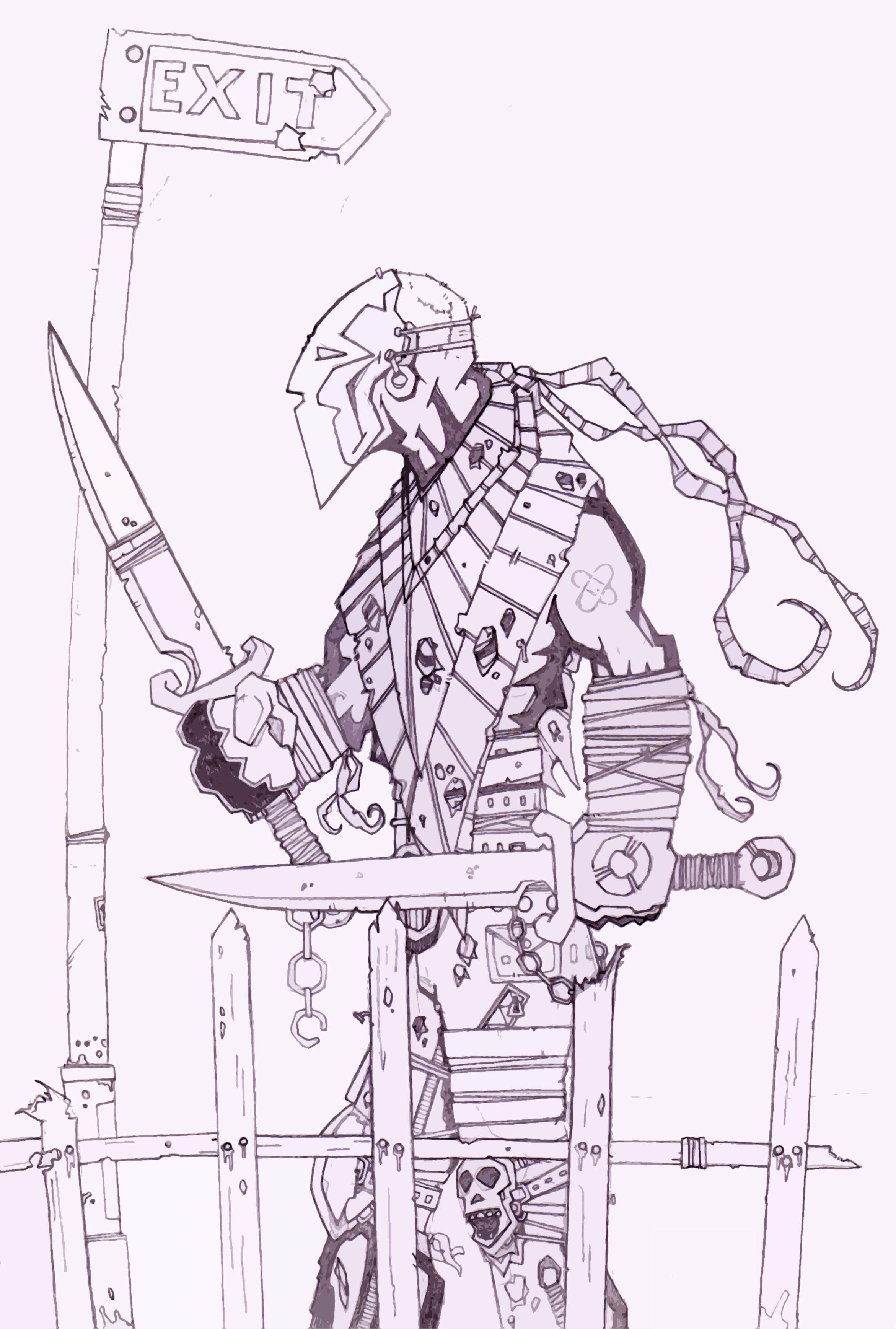 2342x3474 Bandit - Bandit Sketch