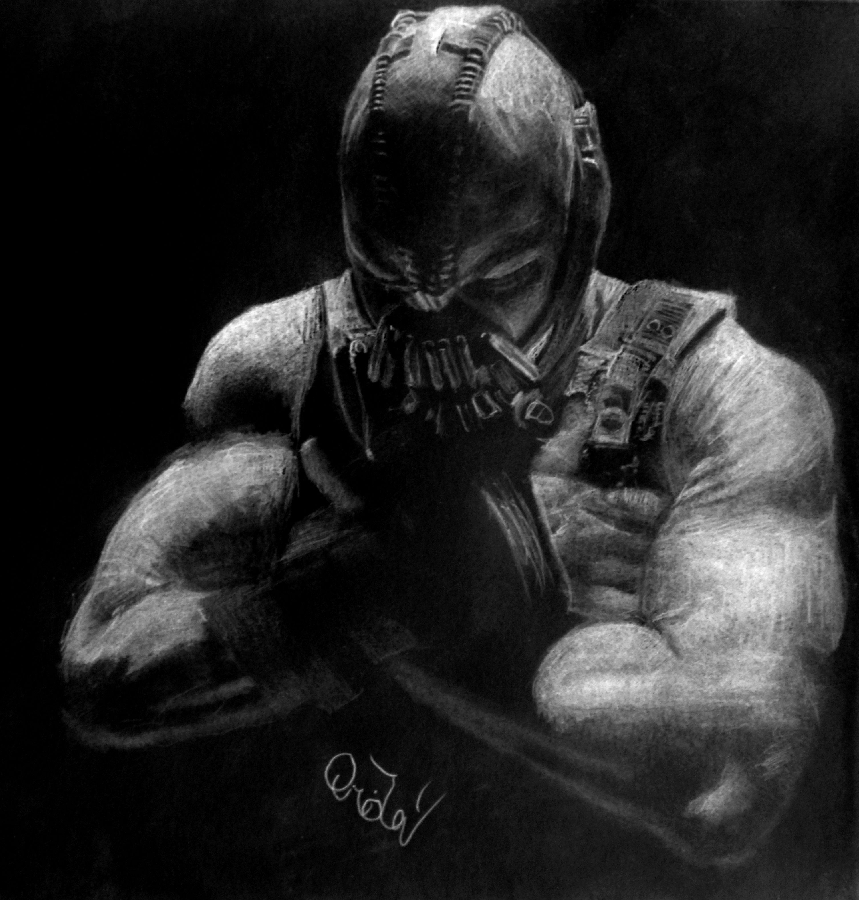 3010x3156 Bane Inverted Drawing. Steemit - Bane Sketch