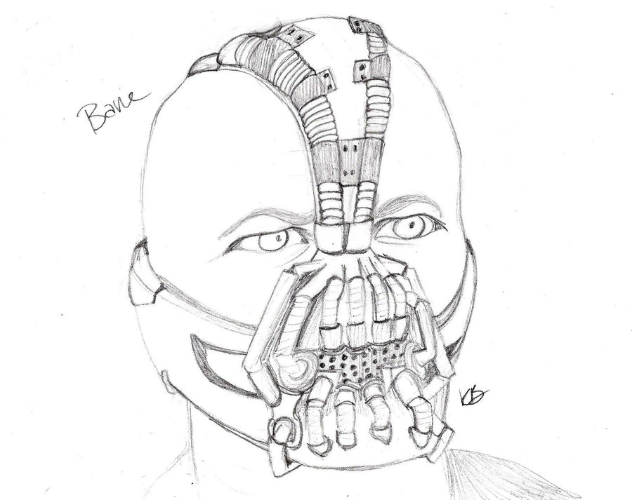 900x713 Sketch - Bane Sketch