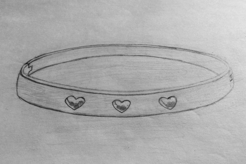 795x530 Charlie Brook Diamond Bracelet Sketch Qcommunity - Bangle Sketch