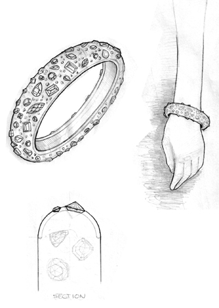 320x450 Sketches Jewels By Cor - Bangle Sketch