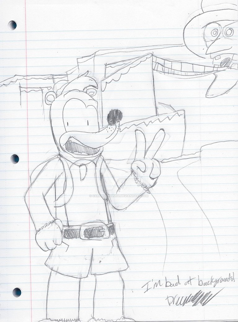 768x1041 Banjo Sketch By Cardboardluigi - Banjo Sketch