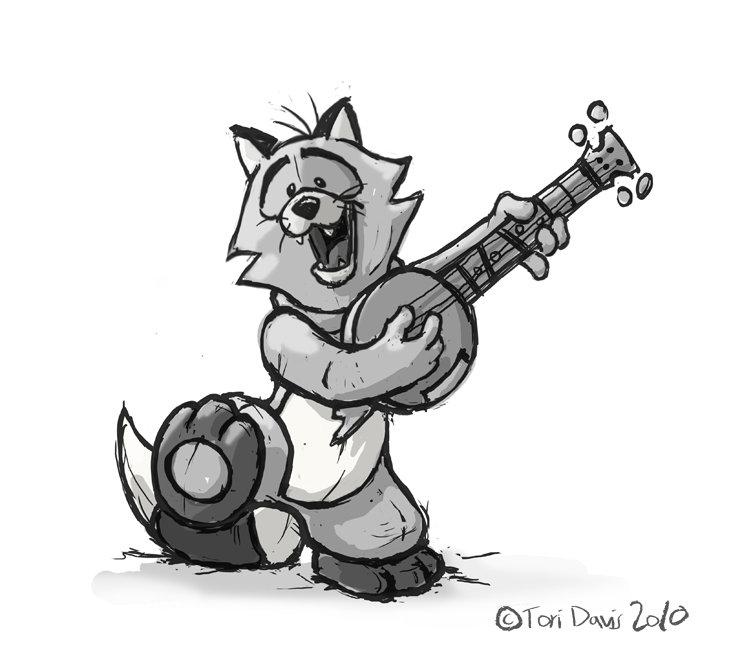 731x668 Tori Cat Banjos Back!!! - Banjo Sketch