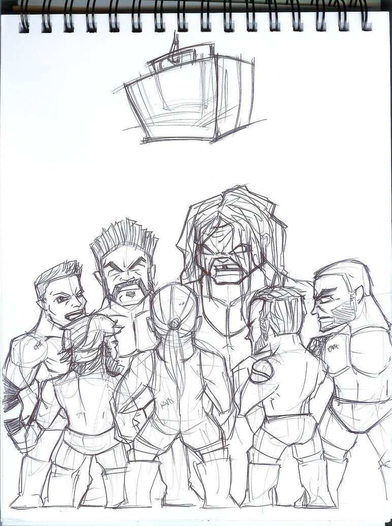 772x1035 Money In The Bank All Stars Sketch By Emceelokey - Bank Sketch