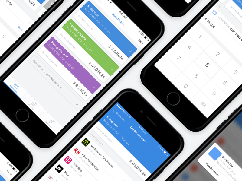 800x600 Sample Ios And Android Bank App Sketch Freebie - Bank Sketch