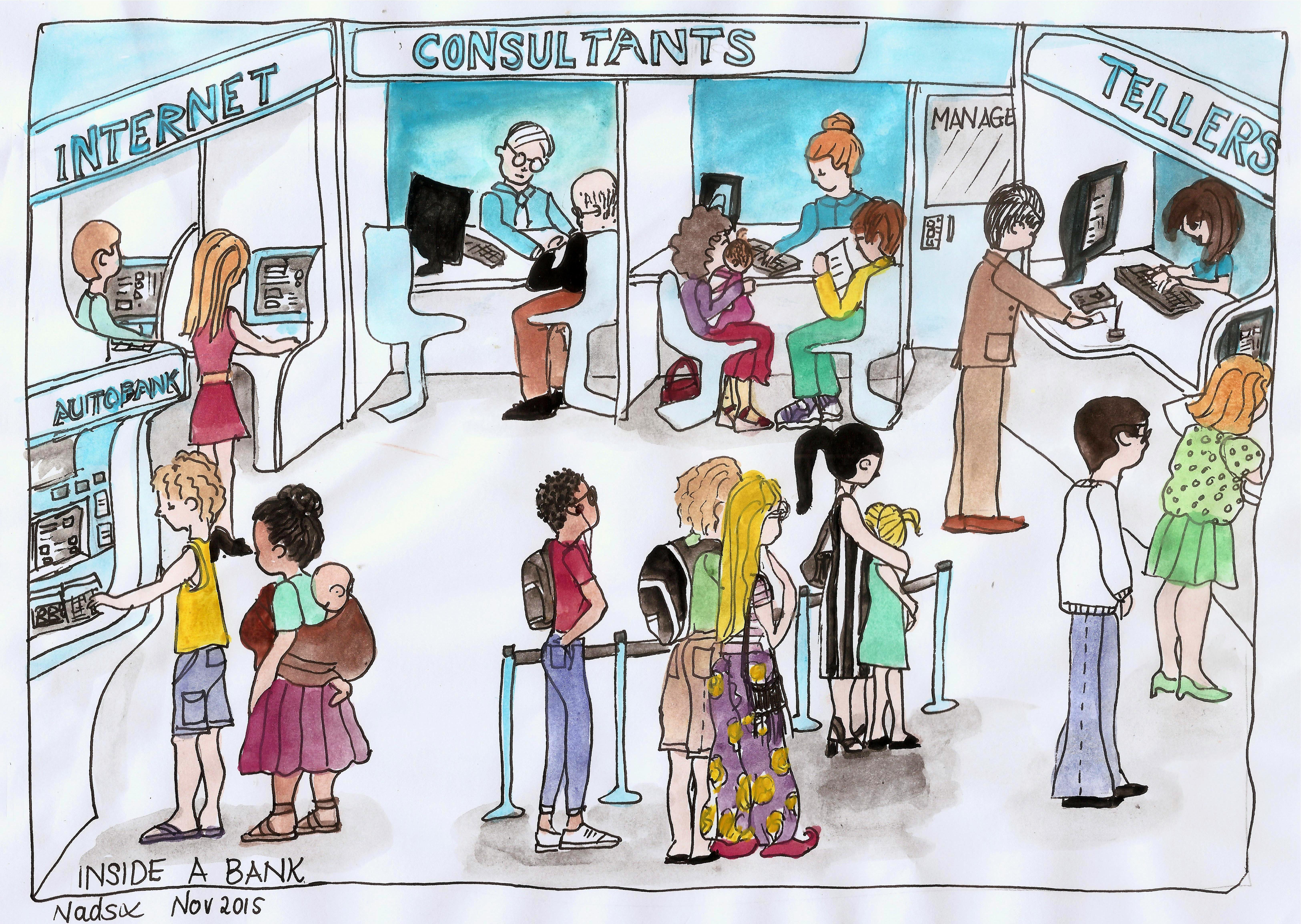 6501x4619 Sketch Tuesday ~ Something At A Bank Practical Pages - Bank Sketch