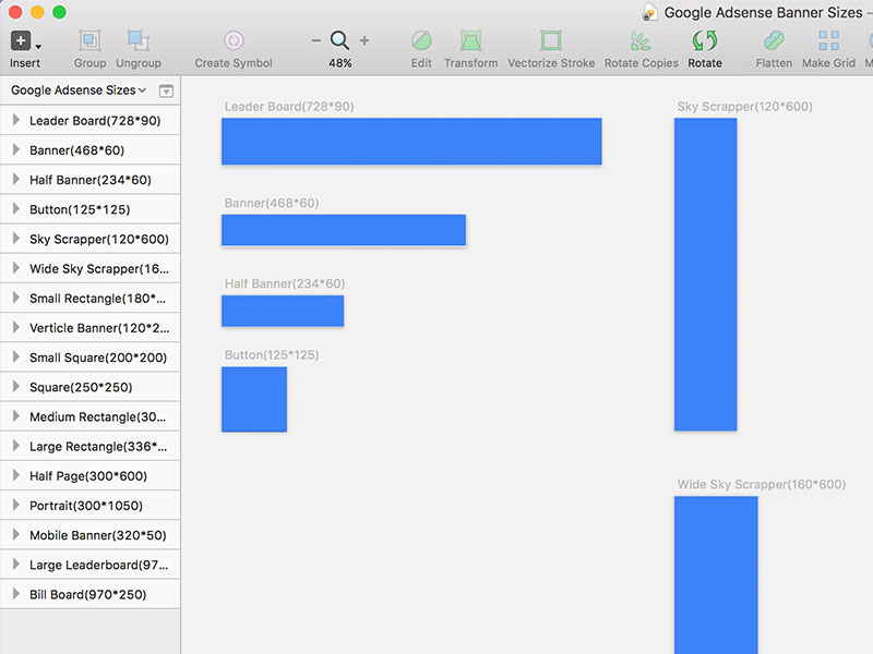 800x600 Google Adsense Banner Artboards Sketch Freebie - Banner Sketch