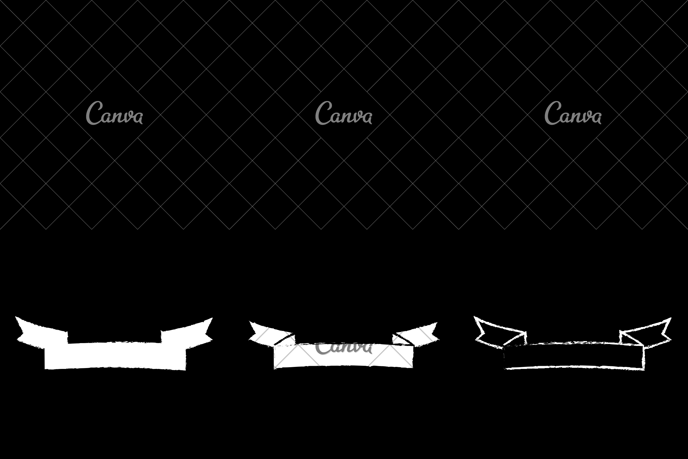 2400x1600 Ribbon Banner Sketch - Banner Sketch