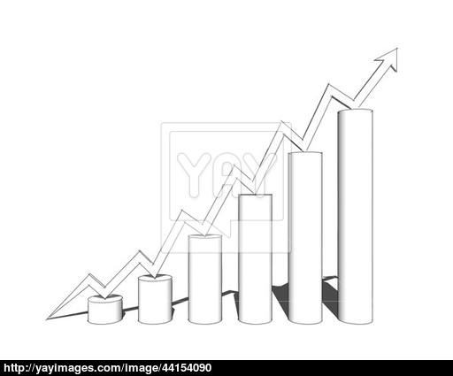 512x425 Sketch Of 3d Bar Graph Image - Bar Graph Sketch