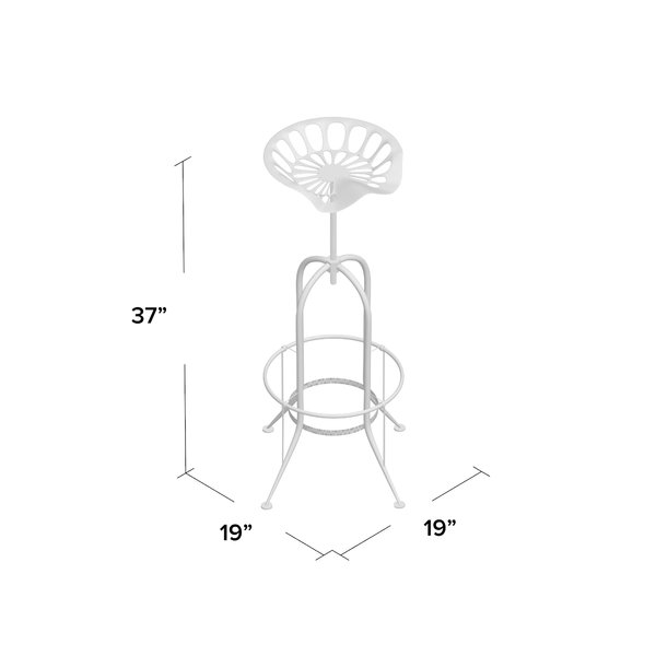 600x600 Laurel Foundry Modern Farmhouse Sasser Adjustable Height Bar Stool - Bar Stool Sketch