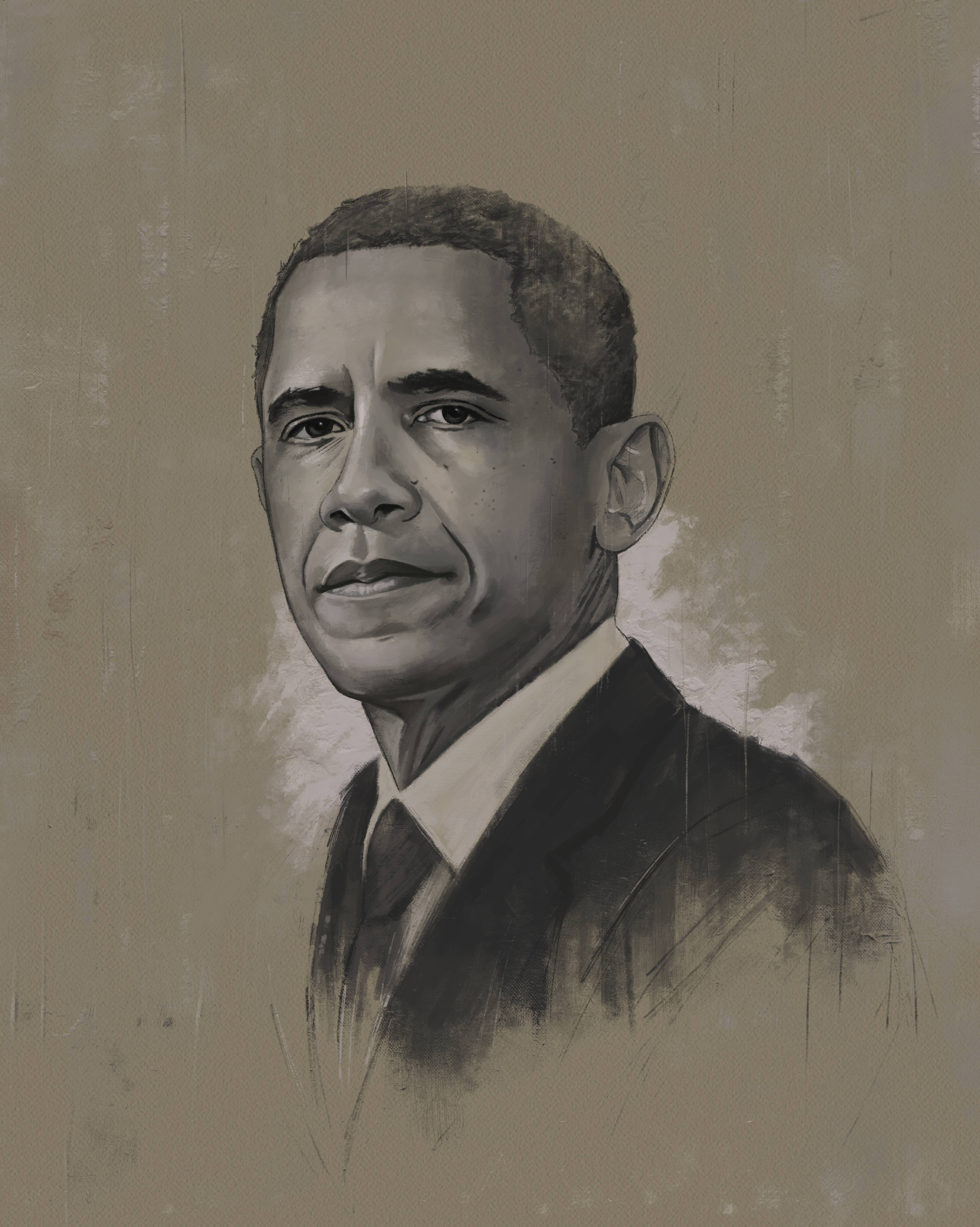 Barack Obama Sketch at Explore collection of