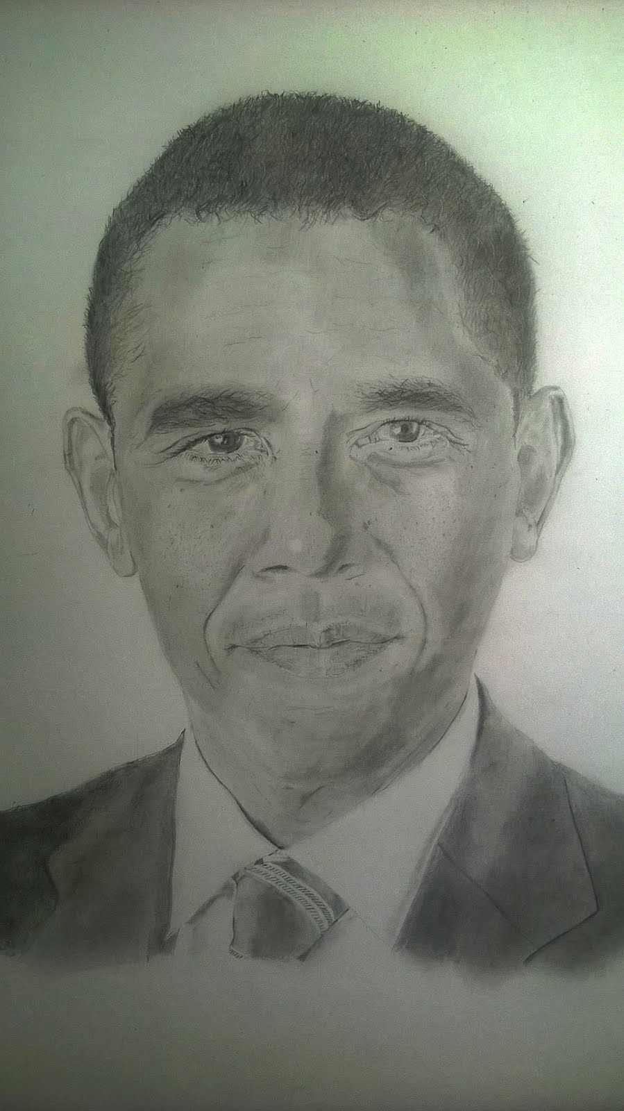 899x1600 Kennyvinci Pencil Portrait Of Barack Obama - Barack Obama Sketch